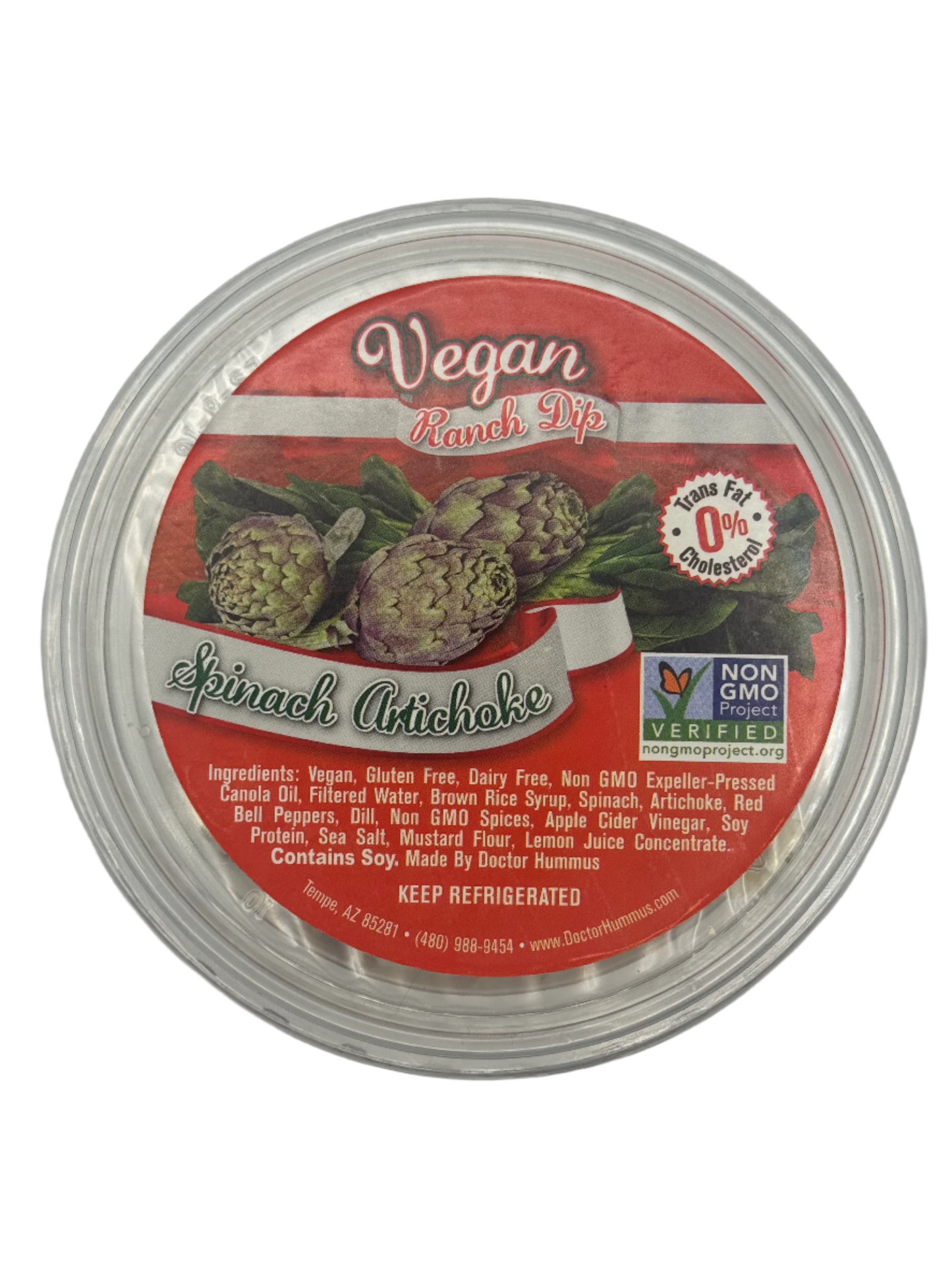 Spinach & Artichoke Vegan Ranch Dip