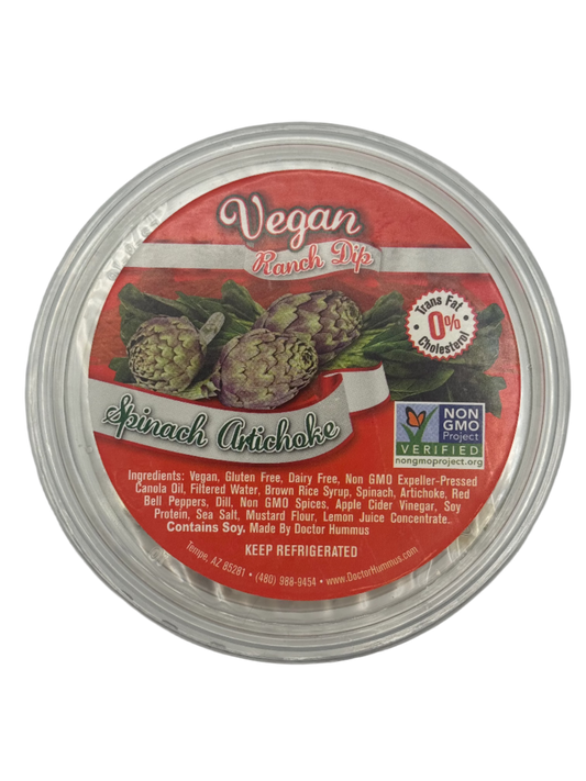 Spinach & Artichoke Vegan Ranch Dip