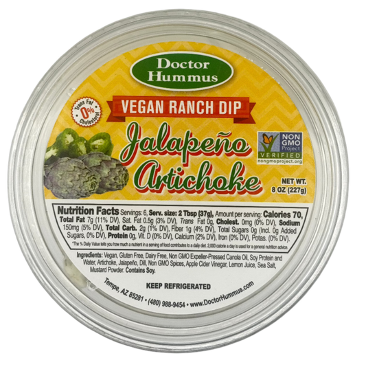Jalapeño & Artichoke Vegan Ranch Dip