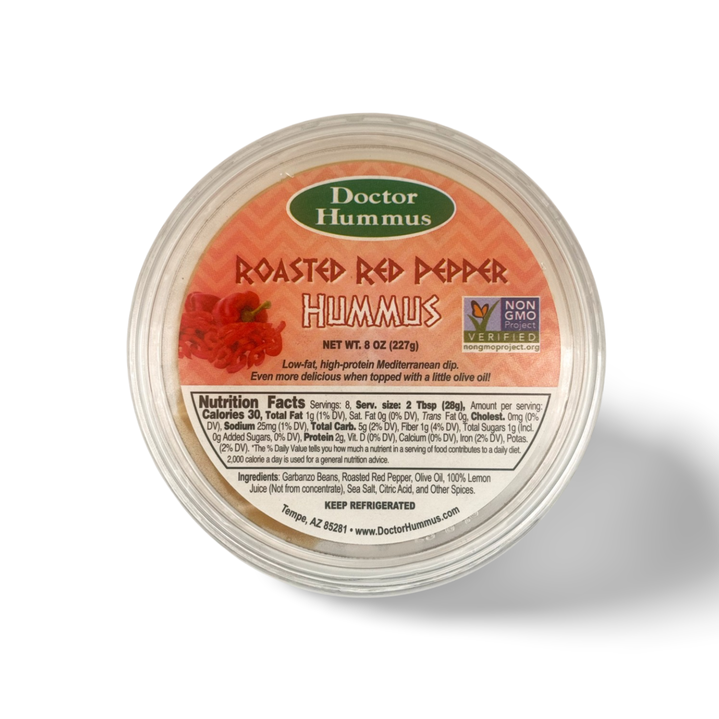 Roasted Red Pepper Hummus