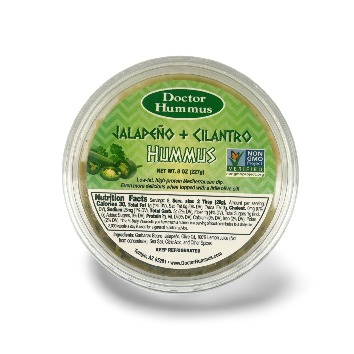 Jalapeño & Cilantro Hummus